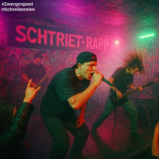 Bühnenszene eines Clubkonzerts von einer Rockband.