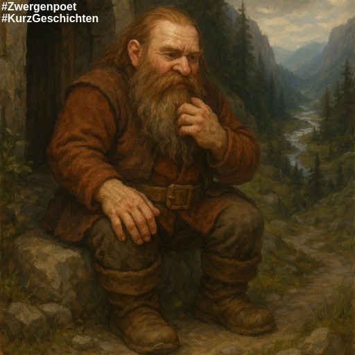 Ein gemauerter Bogen kennzeichnet den Eingang zur Zwergenh&ouml;hle, die sich in der Nähe eines bewaldeten Flusstals befindet.