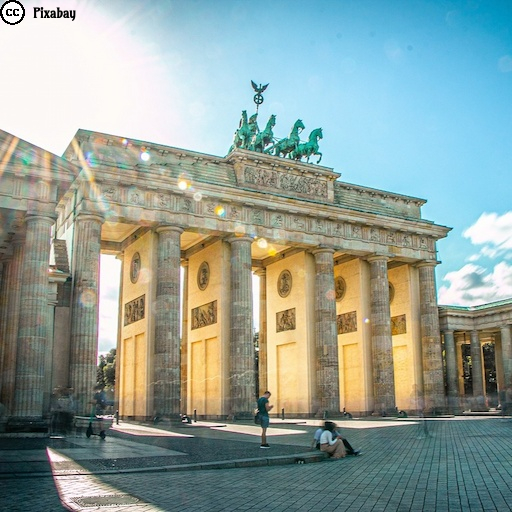 Ein Foto vom Brandenburger Tor in Berlin. Bild von waldmar auf Pixabay.